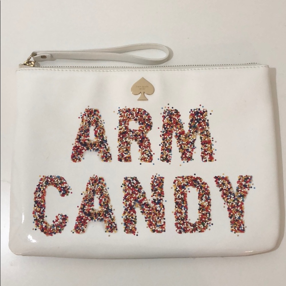 VINTAGE ksny “Arm Candy” sprinkles wristlet/clutch